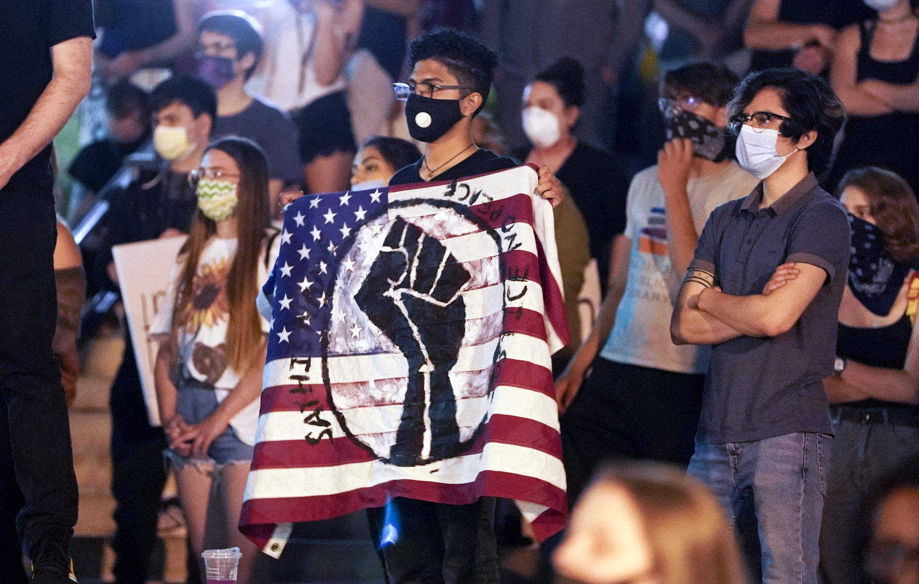 Seventh day of anti-police protests in Madison
